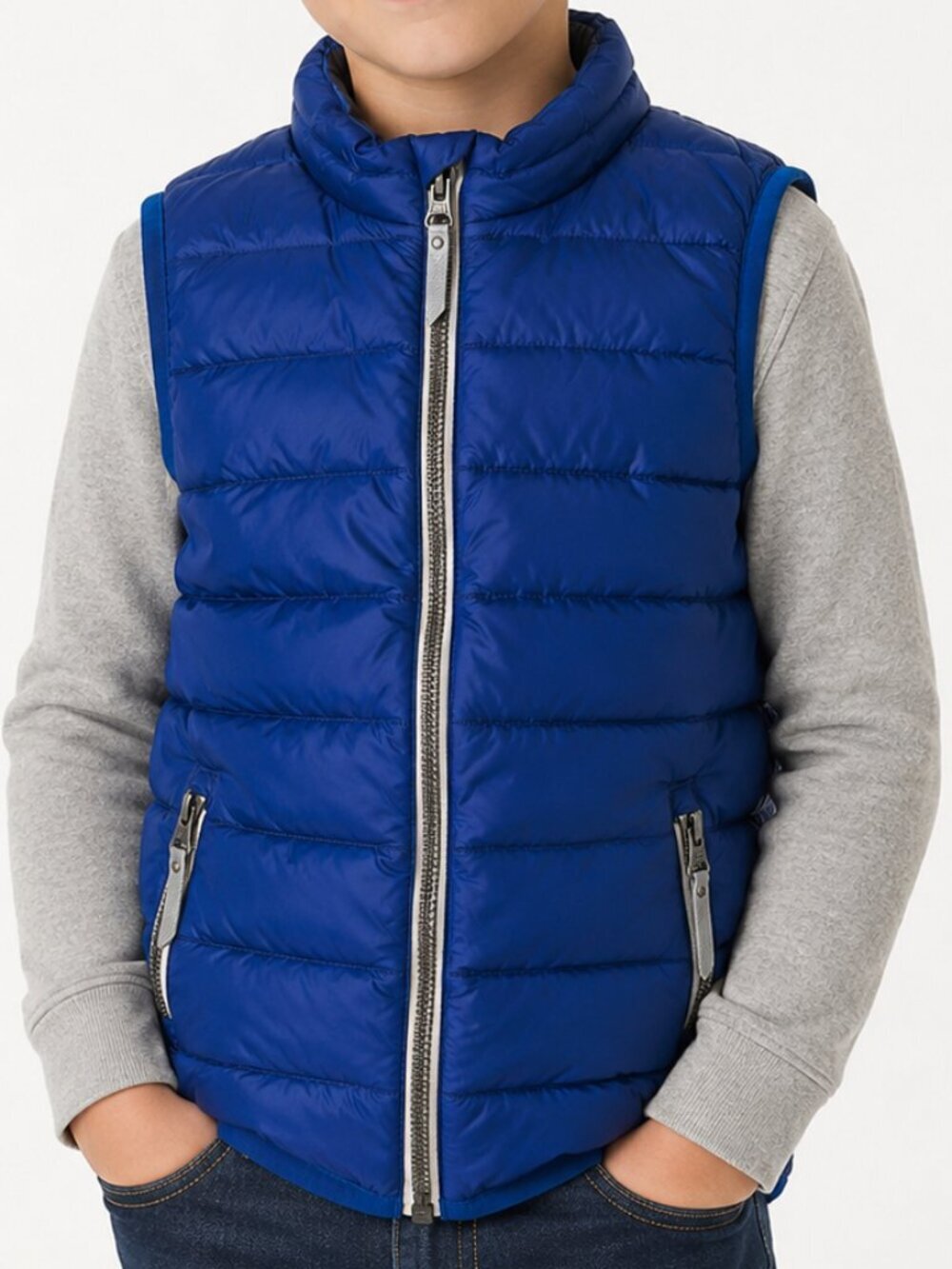 HANNAH ANDERSSON Superlight Down Puffer Vest Blue Kids 130 (8yr)
